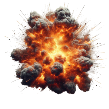 dramatic explosion effect